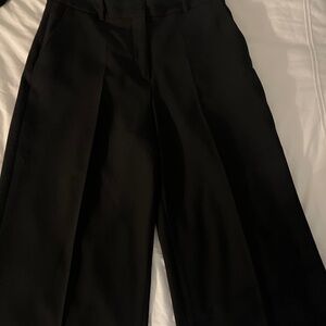 Zara Basic Wode Leg Cropped pants